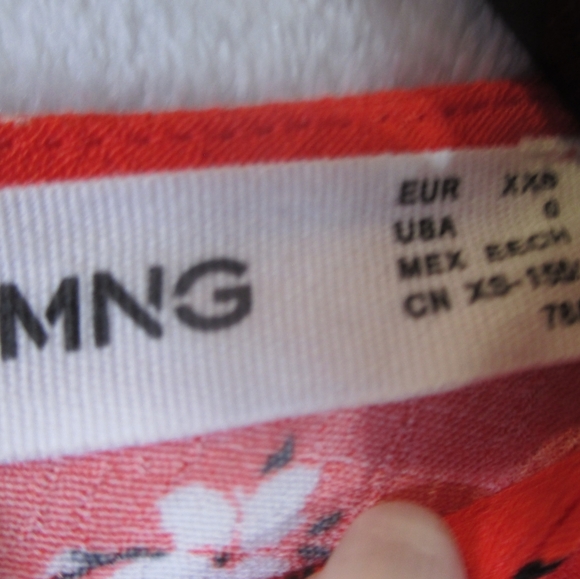 Brand new Mango Red Floral 3/4 sleeve midi dress - Picture 5 of 7